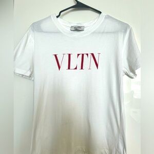 Valentino Logo T-shirt White/Red
